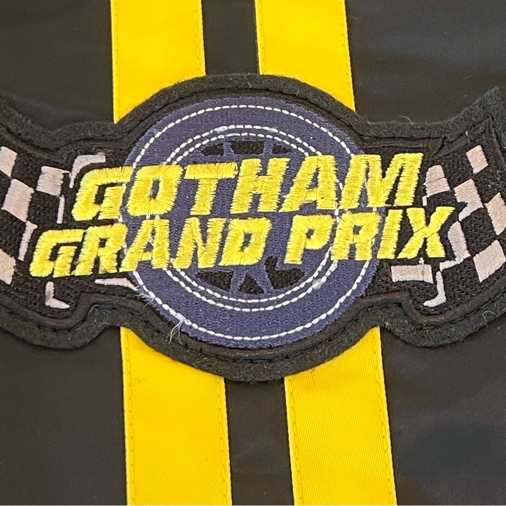 Limited Ed. Batwheels Gotham Grand Prix Black Jacket with Yellow Racing Stripes